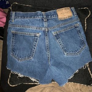 High Waisted Denim Shorts